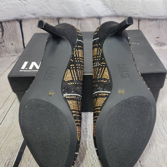 I.N.C. International Concepts Women's Zitah Embellished Pointed Toe Pumps - Picture 8 of 8